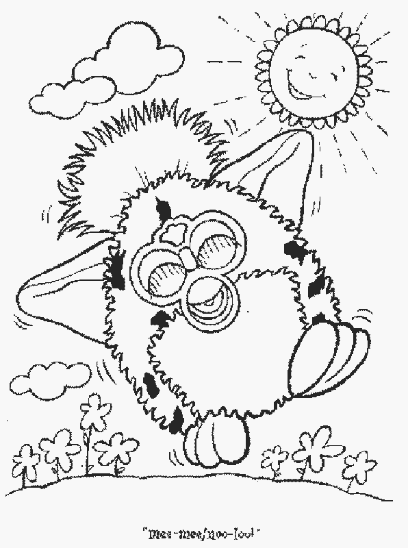 Furby kolorowanki